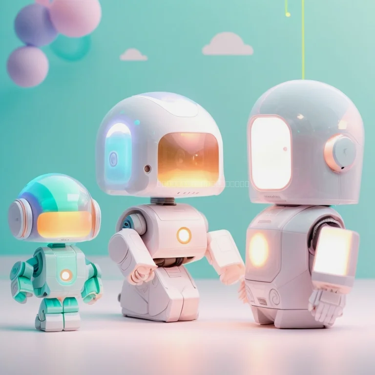 Ein Kind spielt mit einem interaktiven KI-Spielzeug